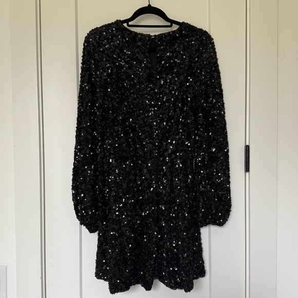 SUNDAY IN BROOKLYN BALLOON-SLEEVE MINI DRESS - Picture 8 of 8